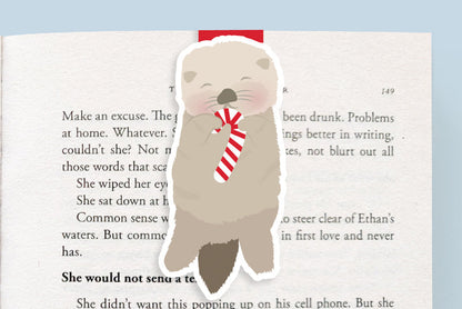 Holiday Otter Jumbo Magnetic Bookmark - CVJ1238HOTT