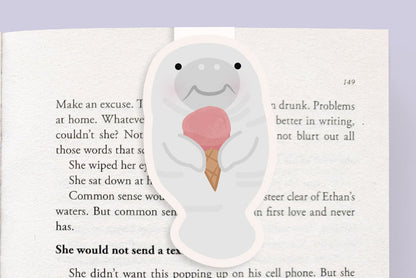 Manatee Ice Cream Jumbo Magnetic Bookmark - CVJ1137ICMA