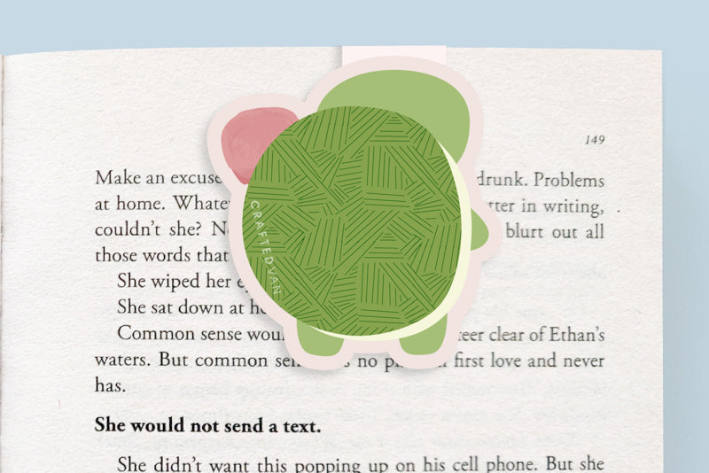 Turtle Ice Cream Jumbo Magnetic Bookmark - CVJ1136ICTU