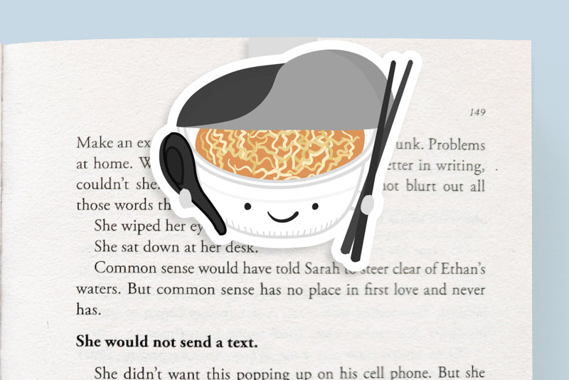 Instant Noodles Jumbo Magnetic Bookmark  - CVJ1254INST