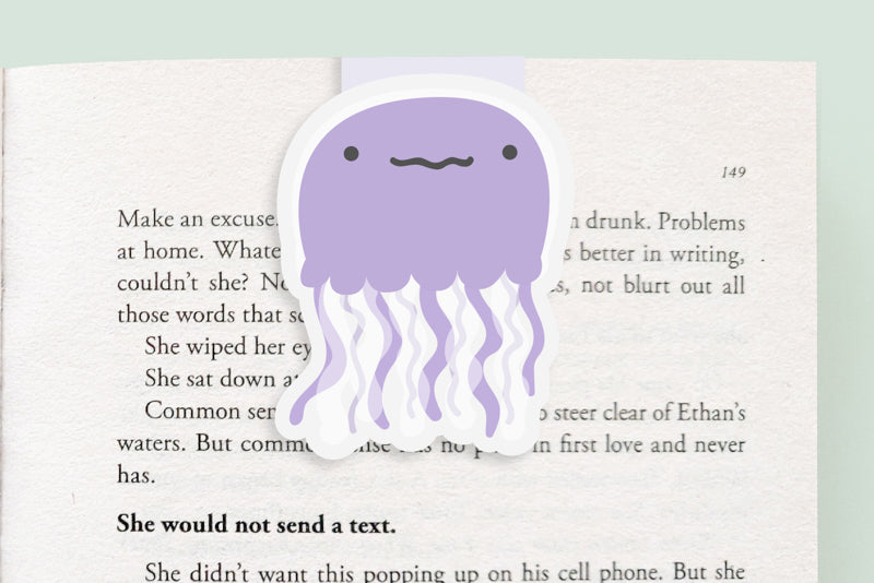 Jellyfish Jumbo Magnetic Bookmark - CVJ1133JELL