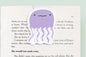 Jellyfish Jumbo Magnetic Bookmark - CVJ1133JELL