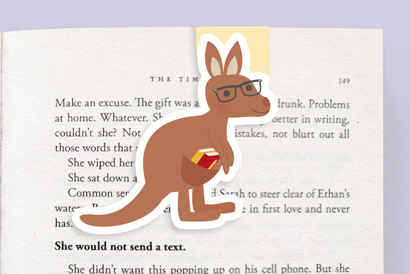 Kangaroo Jumbo Magnetic Bookmark - CVJ1280KANG