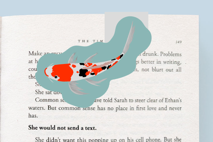 Koi Fish Jumbo Magnetic Bookmark - CVJ1447KOIF