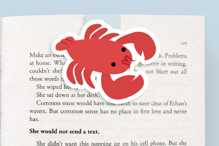 Lobster Jumbo Magnetic Bookmark - CVJ1099LOBS