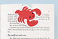 Lobster Jumbo Magnetic Bookmark - CVJ1099LOBS