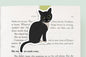 Black Cat Jumbo Magnetic Bookmark - CVJ1012BCAT