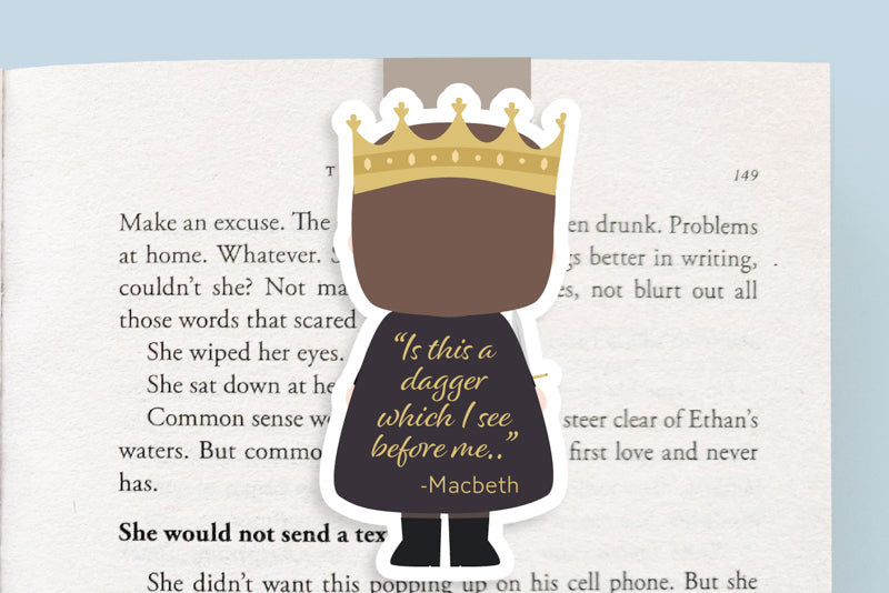 Macbeth Jumbo Magnetic Bookmark - CVJ1283MACB