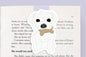 Maltese Dog Jumbo Magnetic Bookmark -
