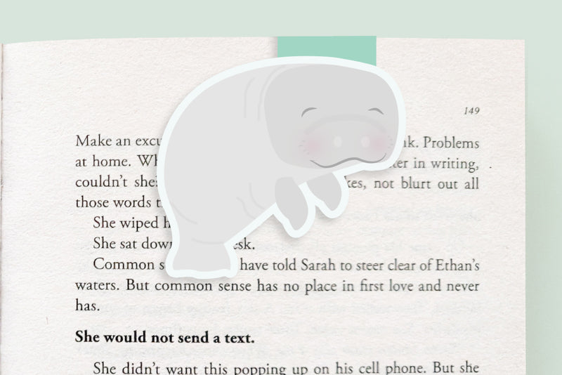 Manatee Jumbo Magnetic Bookmark - CVJ1138MANA
