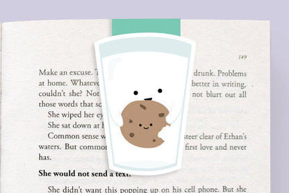 Milk Holding Cookie Jumbo Magnetic Bookmark - CVJ1259MILK