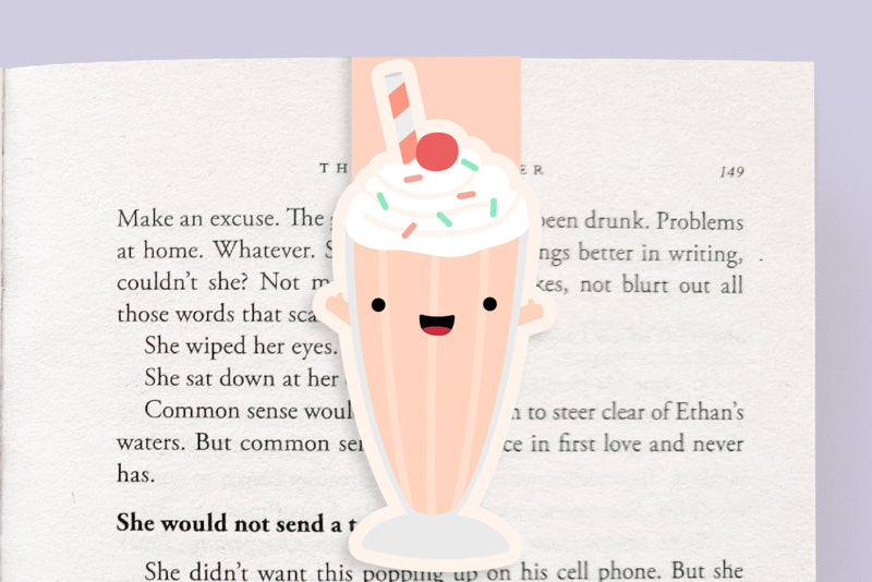 Milkshake Jumbo Magnetic Bookmark - CVJ1247MILK