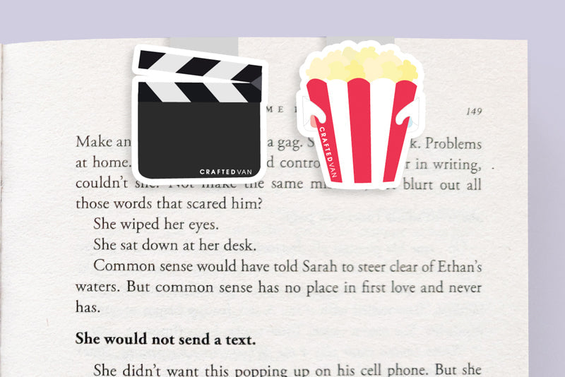 Movies Mini Magnetic Bookmarks 2-pack - CVM1300MOVI