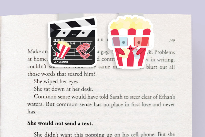 Movies Mini Magnetic Bookmarks 2-pack - CVM1300MOVI