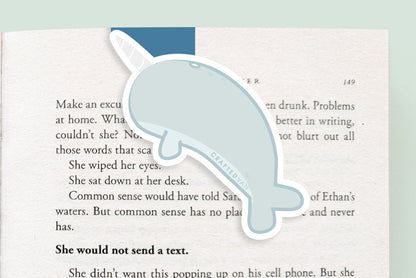 Narwhal Jumbo Magnetic Bookmark - CVJ1020NARW