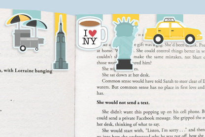 New York Mini Magnetic Bookmarks 5-pack - CVM1324NEWY
