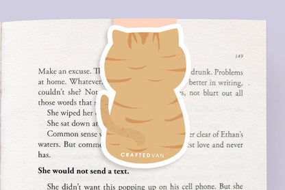 Tabby Cat Jumbo Magnetic Bookmark - CVJ1011OTAB