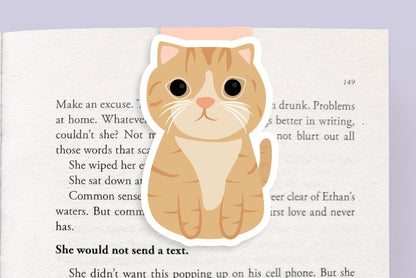 Tabby Cat Jumbo Magnetic Bookmark - CVJ1011OTAB