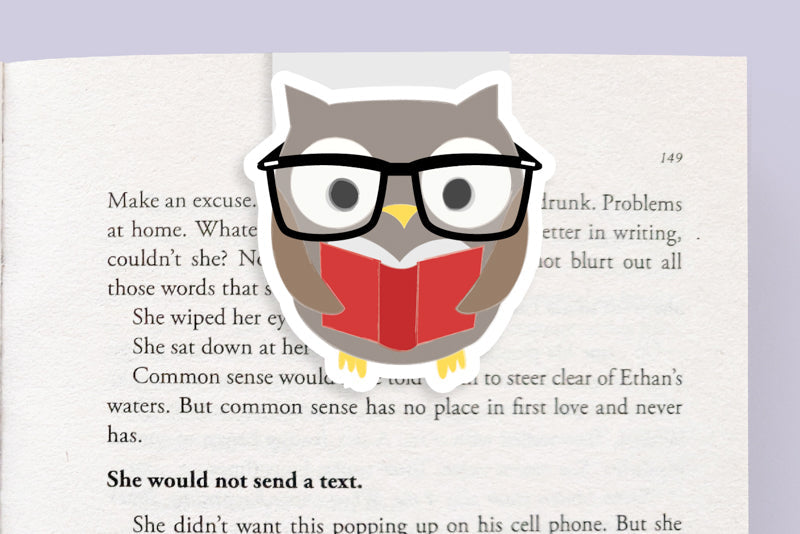 Owl Jumbo Magnetic Bookmark - CVJ1016OWL