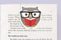 Owl Jumbo Magnetic Bookmark - CVJ1016OWL