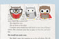 Owls Mini Magnetic Bookmarks 3-pack - CVM1316OWLS