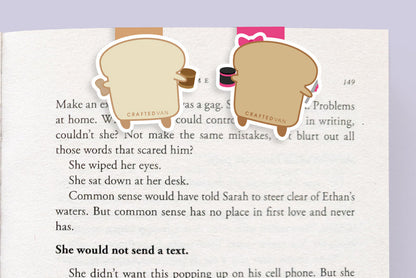 Peanut Butter and Jelly Mini Magnetic Bookmarks 2-pack - CVM1304PBJ
