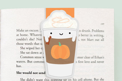 Pumpkin Spice Latte Jumbo Magnetic Bookmark - CVJ1244PUMP
