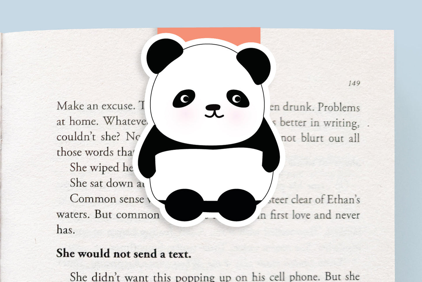 Panda Jumbo Magnetic Bookmark - CVJ1207PAND