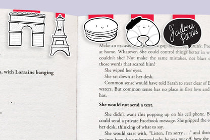Paris Mini Magnetic Bookmarks 5-pack - CVM1323PARI