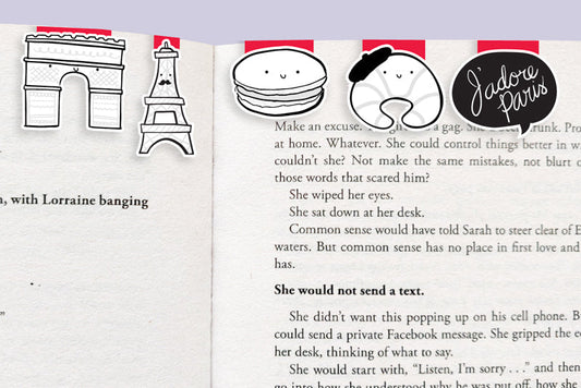 Paris Mini Magnetic Bookmarks 5-pack - CVM1323PARI