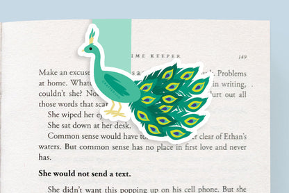 Peacock Jumbo Magnetic Bookmark - CVJ1223PEAC