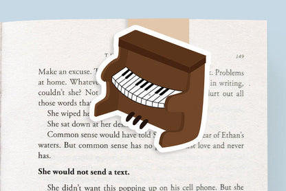 Piano Jumbo Magnetic Bookmark - CVJ1118PIAN