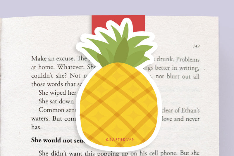 Pineapple Jumbo Magnetic Bookmark - CVJ1258PINE