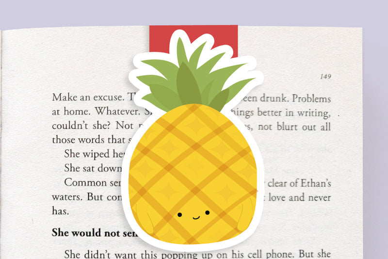 Pineapple Jumbo Magnetic Bookmark - CVJ1258PINE