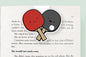 Ping Pong Jumbo Magnetic Bookmark - CVJ1412PING