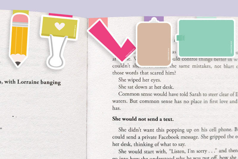 Planner Mini Magnetic Bookmarks 5-pack - CVM1327PLAN