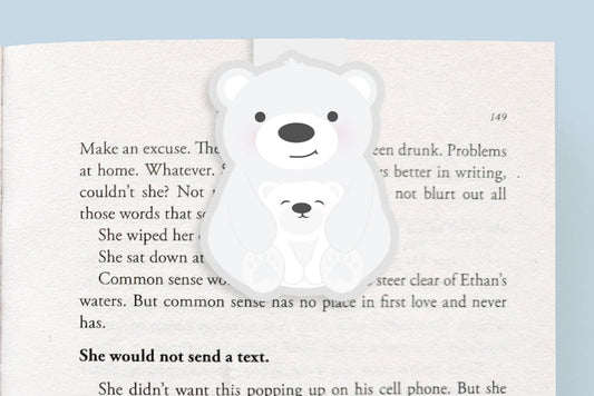 Polar Bear Jumbo Magnetic Bookmark - CVJ1088POLA