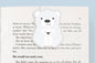 Polar Bear Jumbo Magnetic Bookmark - CVJ1088POLA