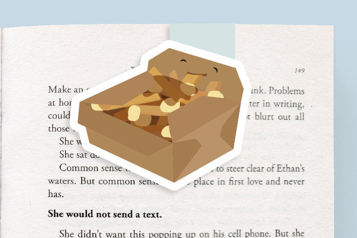 Poutine Jumbo Magnetic Bookmark - CVJ1094POUT