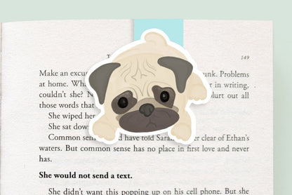 Pug Dog Jumbo Magnetic Bookmark - CVJ1159PUGD