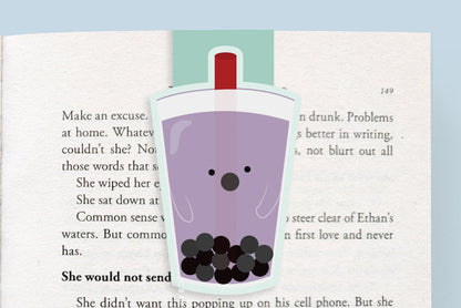 Taro Bubble Tea Jumbo Magnetic Bookmark - CVJ1242TARO