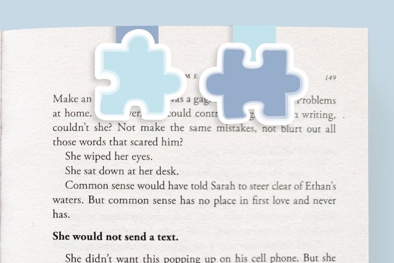 Puzzle Mini Magnetic Bookmarks - CVM1305PUZZ