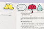Rainy Day Mini Magnetic Bookmarks 4-pack - CVM1319RAIN