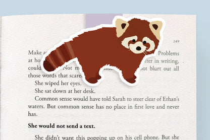 Red Panda Jumbo Magnetic Bookmark - CVJ1210REDP