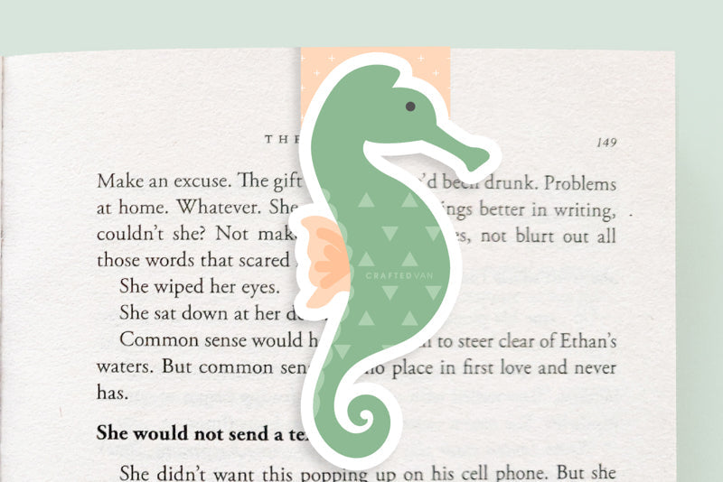 Seahorse Jumbo Magnetic Bookmark - CVJ1140SEAH