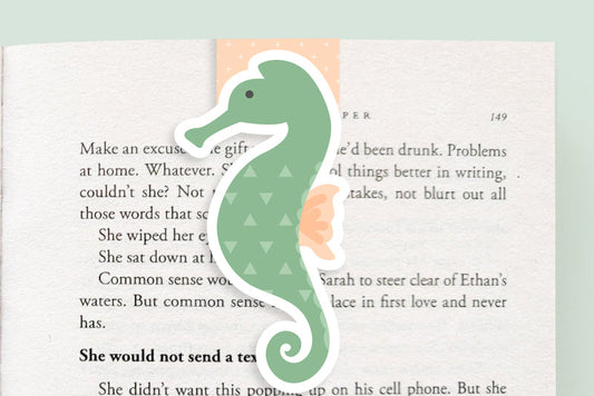 Seahorse Jumbo Magnetic Bookmark - CVJ1140SEAH
