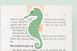 Seahorse Jumbo Magnetic Bookmark - CVJ1140SEAH