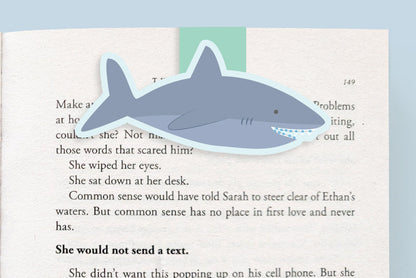 Shark With Braces Jumbo Magnetic Bookmark - CVJ1139SHAR