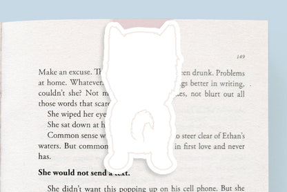 White Shiba Inu Dog Jumbo Magnetic Bookmark - CVJ1027MOUN