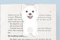 White Shiba Inu Dog Jumbo Magnetic Bookmark - CVJ1027MOUN